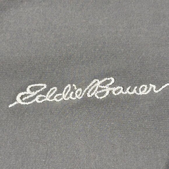 Eddie Bauer Half Zip Fleece Mens XL First Ascent Zip Pocket Blue Gray Outdoors - Picture 5 of 12